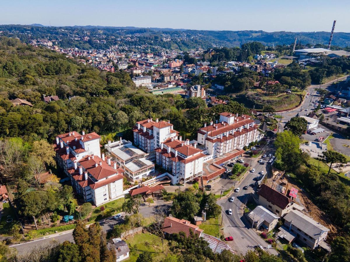 Apto No Centro De Gramado Com Piscina Termica المظهر الخارجي الصورة